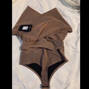 Fashion Nova Cute shiny body suit